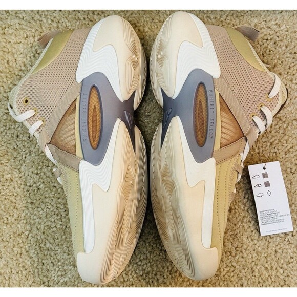 Adidas Women's Exhibit Select CP Mid Athletic Basketball Shoes Beige Sz 8 1/2 - Picture 4 of 14
